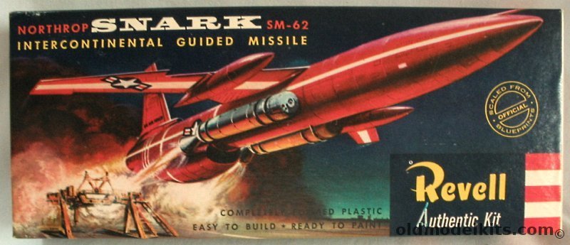 Revell 1/80 Northrop SM-62 Snark - Intercontinental Guided Missile - 'S' Kit, H1801-89 plastic model kit